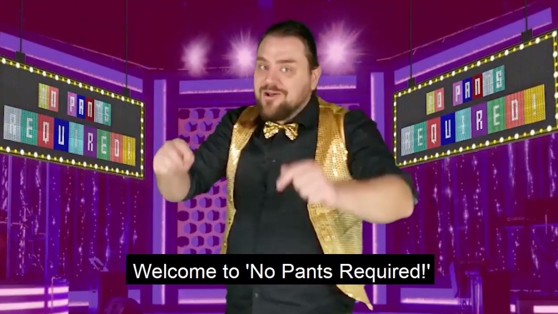 Promo video for online game “No Pants Required”