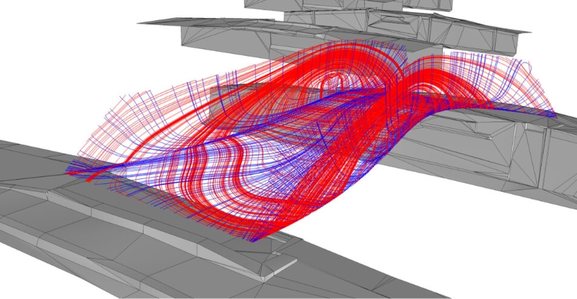 Digital visualization of the stress analysis of the MX3D Bridge title=